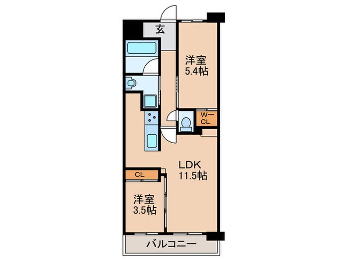 コンダクトレジデンスANOの物件間取画像