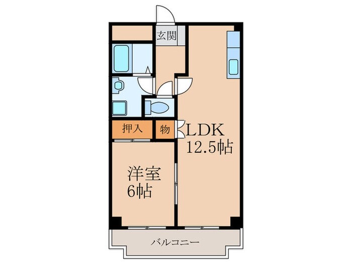 クレベール青山の物件間取画像