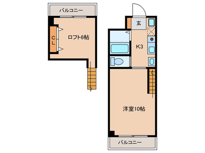 テングッド片江の物件間取画像