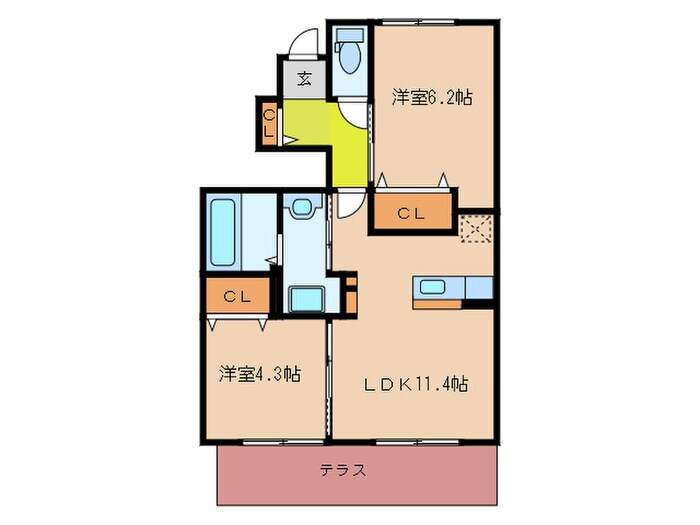 シャルマン　ソレイユの物件間取画像