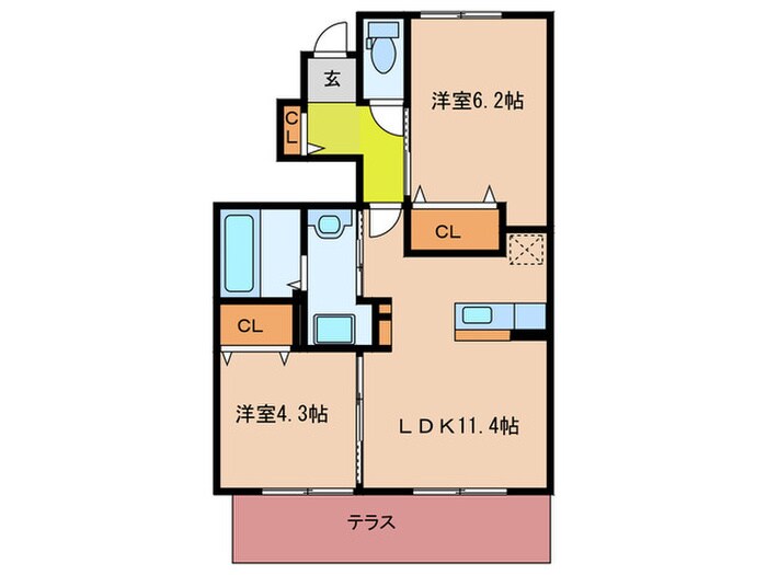 シャルマン　ソレイユの物件間取画像