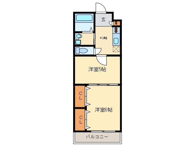 リファレンス箱崎の物件間取画像