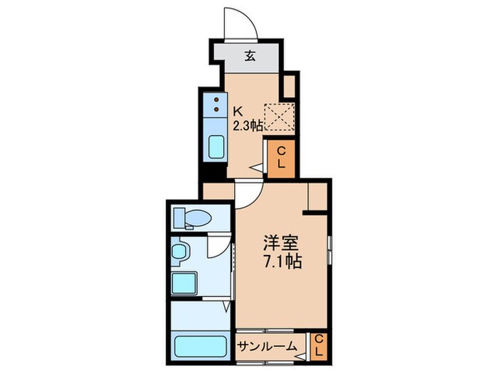 グリーンコートの物件間取画像