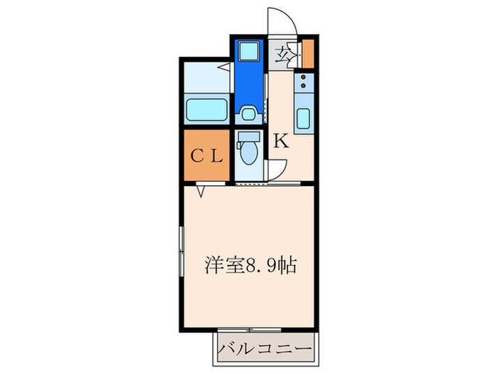 ヴァンフォルム熊本の物件間取画像