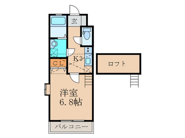 メゾン・アレックスワン城野の物件間取画像