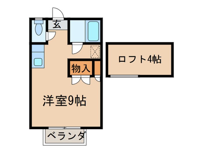 シティベール楠木Ⅱの物件間取画像