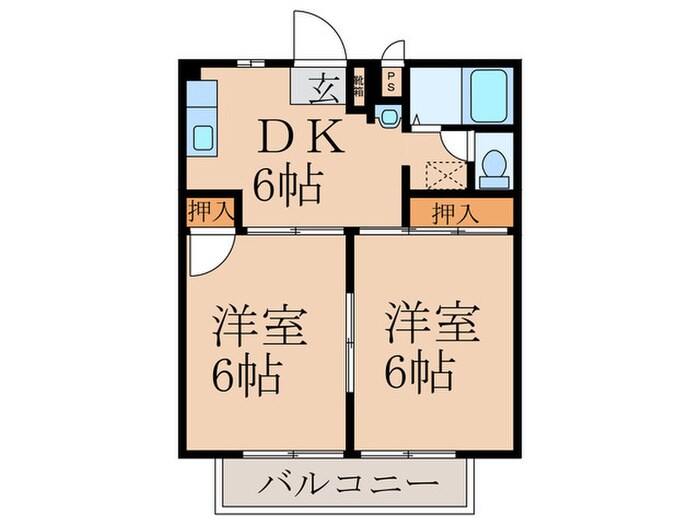 シティハイツ恭武の物件間取画像