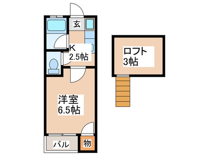 メゾンドロイヤルの物件間取画像