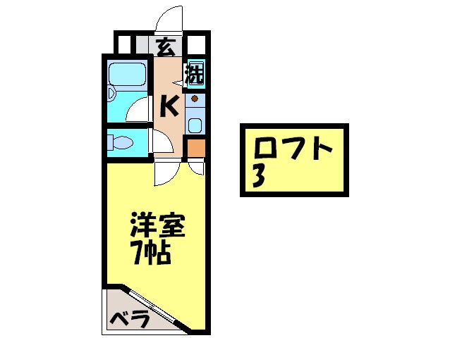 コンドミニアム折尾駅前の物件間取画像