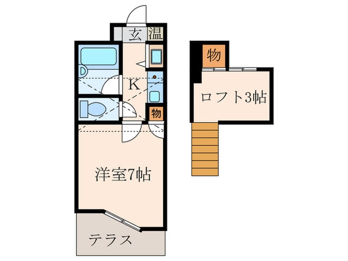 コンドミニアム折尾駅前の物件間取画像