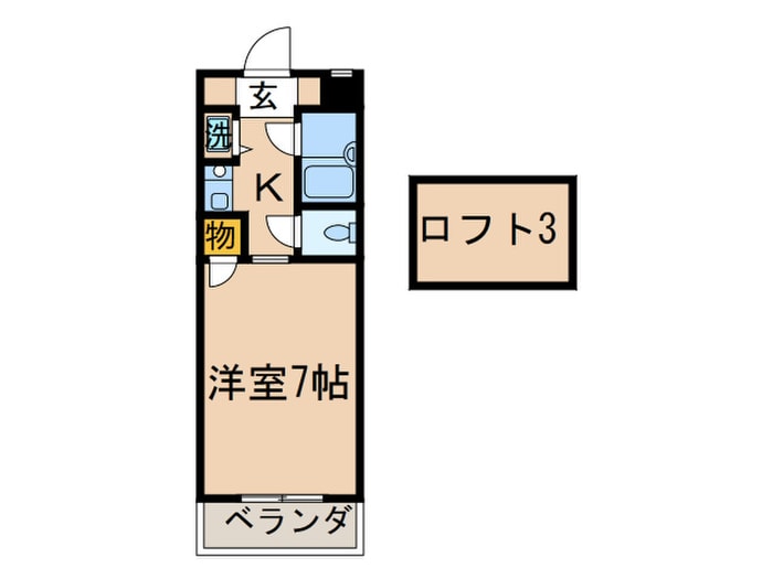 コンドミニアム折尾駅前の物件間取画像