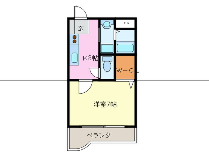 ボニート到津の物件間取画像