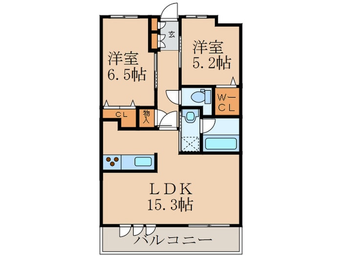 サンヒルズ尾倉の物件間取画像