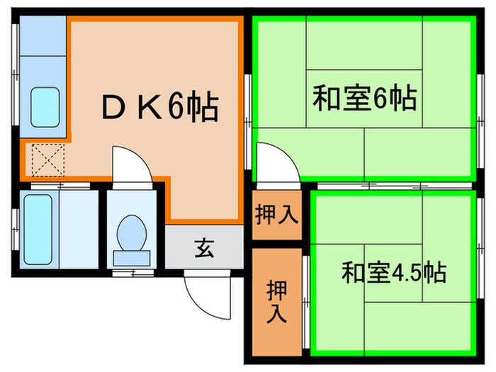 物件間取画像