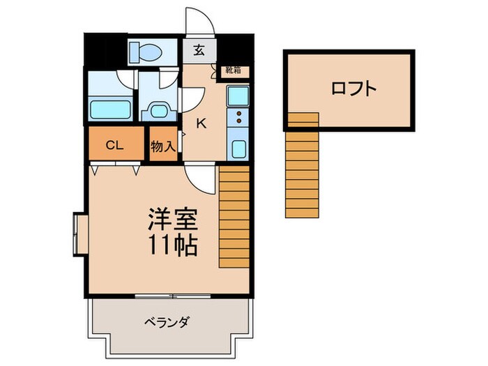 ピュアエスク比恵の物件間取画像