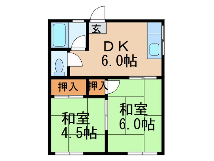 物件間取画像