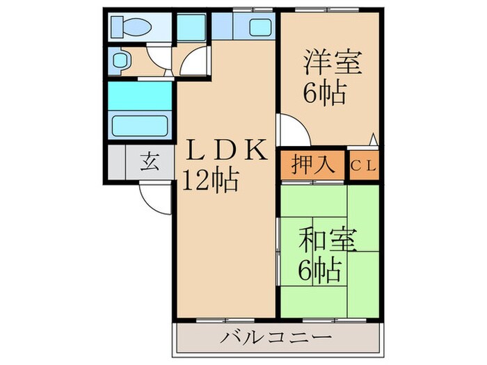 リーベン・ヴィーヴルの物件間取画像