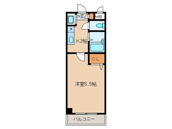 ヴェルジェ香住ヶ丘の物件間取画像