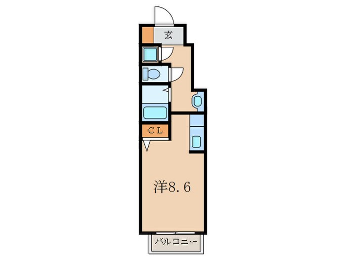 ラディエ足原の物件間取画像