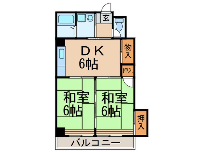 物件間取画像