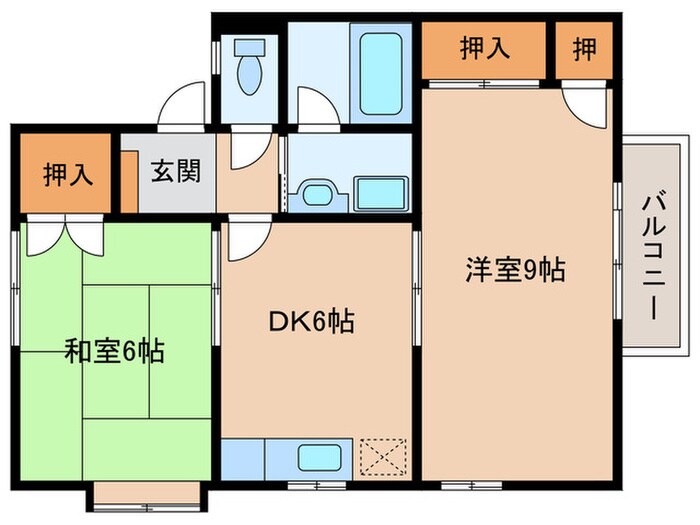 ｸﾞﾘ-ﾝﾊｲﾑ曽根の物件間取画像