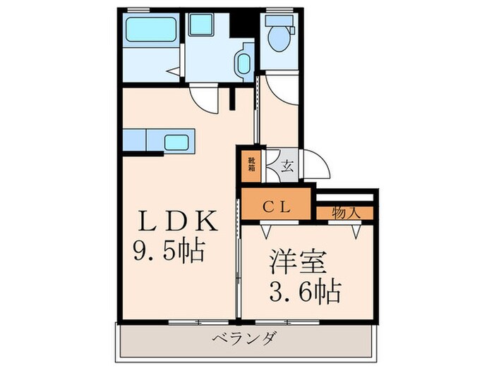 レスポアールの物件間取画像