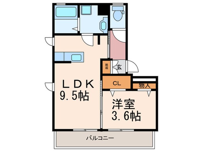 レスポアールの物件間取画像