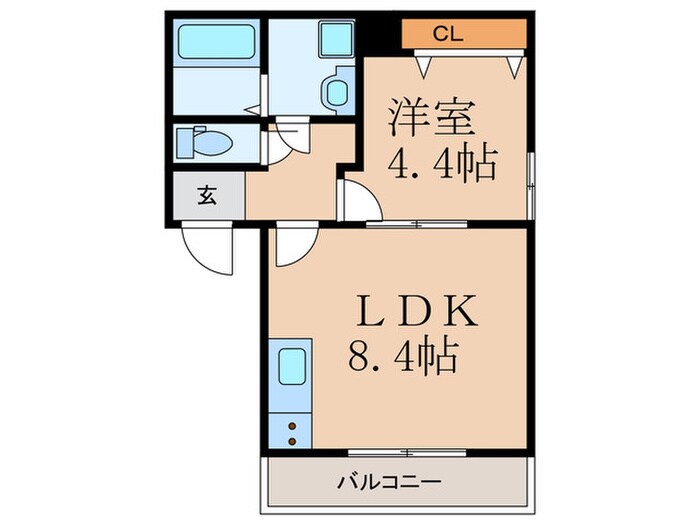 Felice枝光の物件間取画像