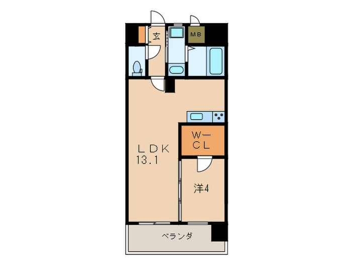 レジーナ小倉の物件間取画像