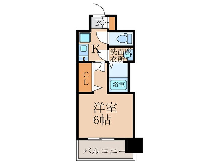 ｴｽﾃﾑﾌﾟﾗｻﾞ博多駅南(310)の物件間取画像