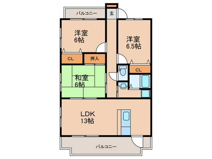 レクエルド・アイの物件間取画像