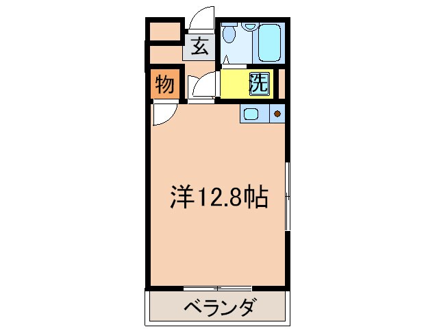 シティハイツ中津口の物件間取画像