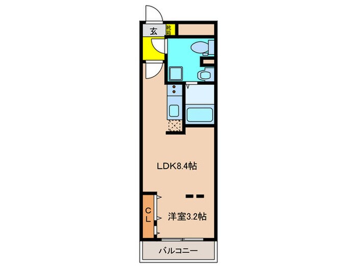 ｑｕａｄｏｒ高取の物件間取画像