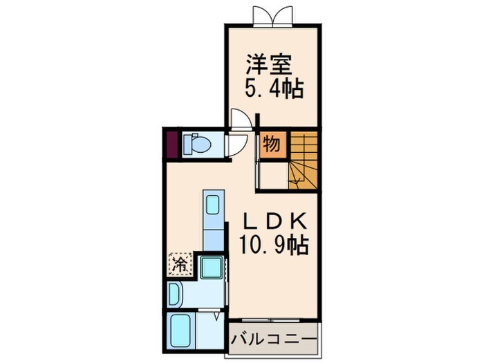 ヴィレドルミエール萩原の物件間取画像