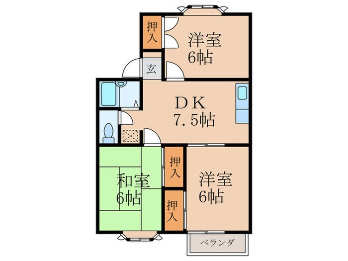 物件間取画像