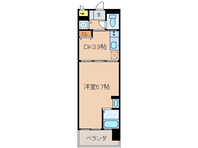 No.47PROJECT2100小倉駅の物件間取画像