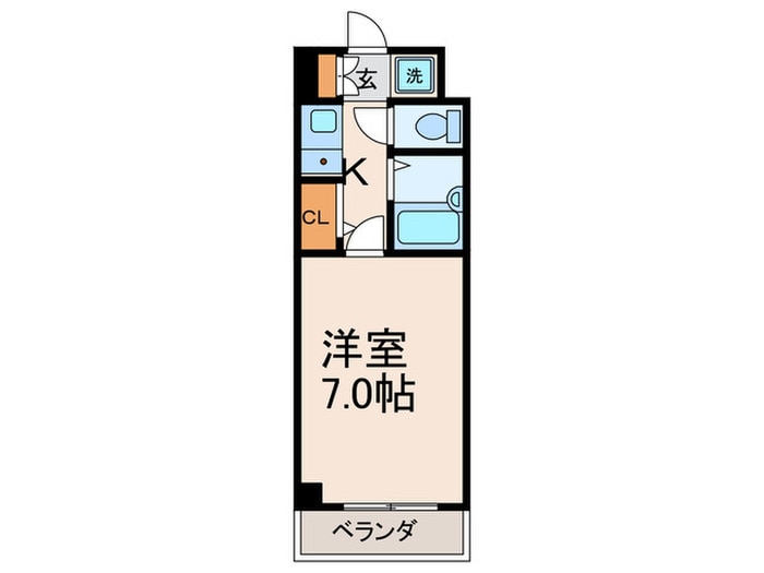 ポ－トサイドアベニュ－１２３の物件間取画像