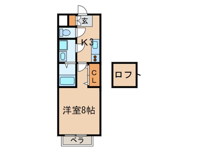 エスポワ－ル鳴水の物件間取画像