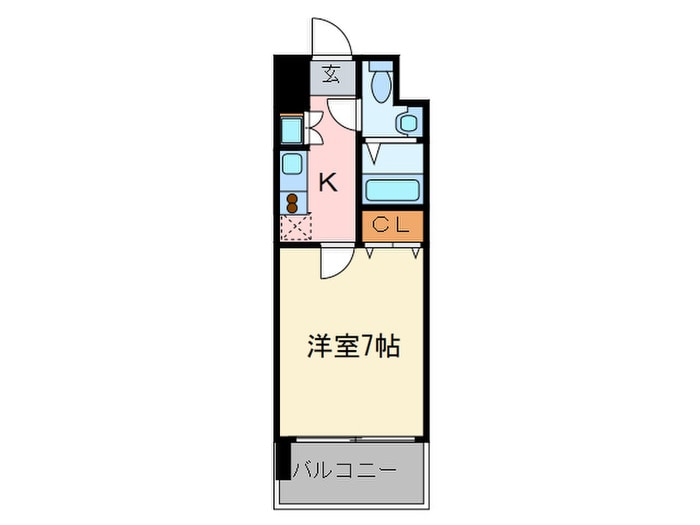 サヴォイザティファナ（505）の物件間取画像