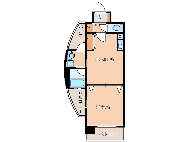 リ－ド大手町の物件間取画像