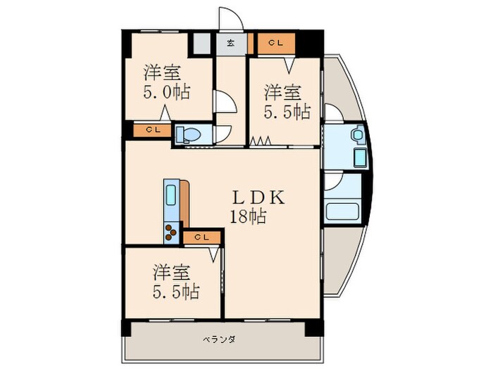 リ－ド大手町の物件間取画像