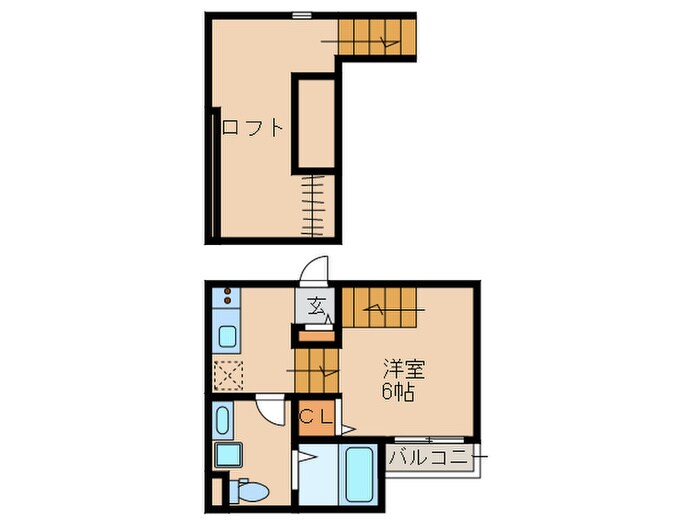 CRASTINE賀茂の物件間取画像