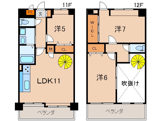 Ｊ－スクエアの物件間取画像