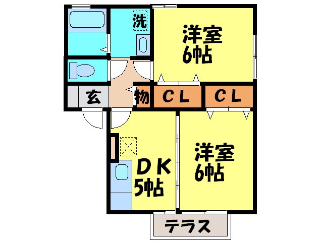 エクセル猪熊の物件間取画像