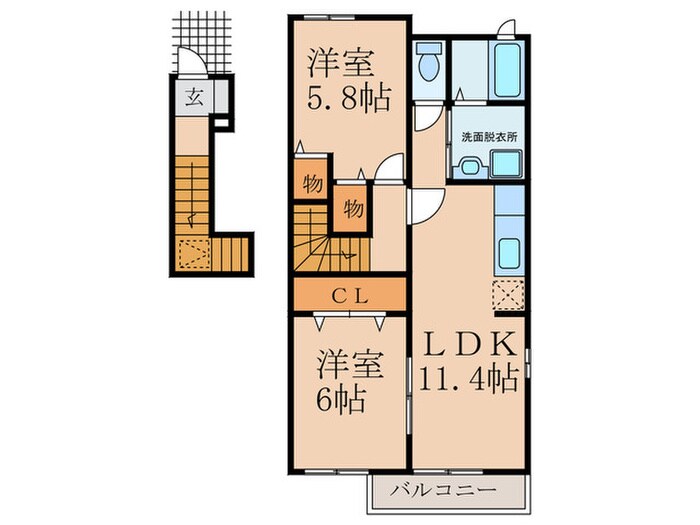 エクセレント ハウス・Ｋ Ｃの物件間取画像