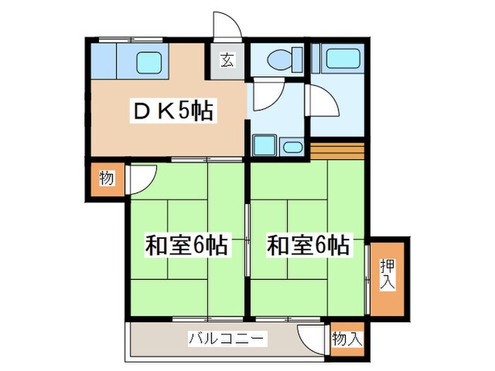 ドミール石内の物件間取画像