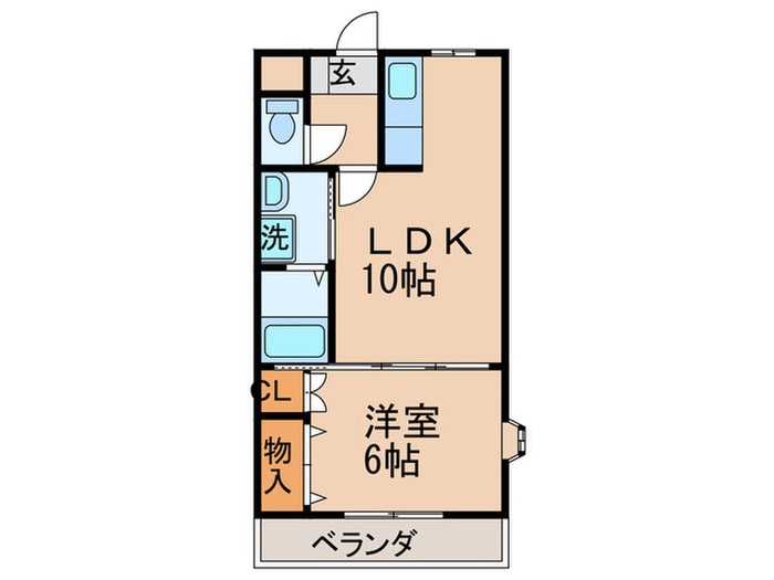 グレイスヴィラ・陣原の物件間取画像