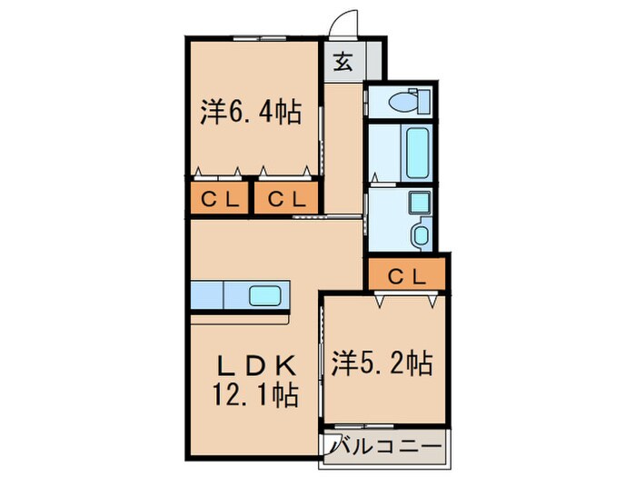 サンモールの物件間取画像