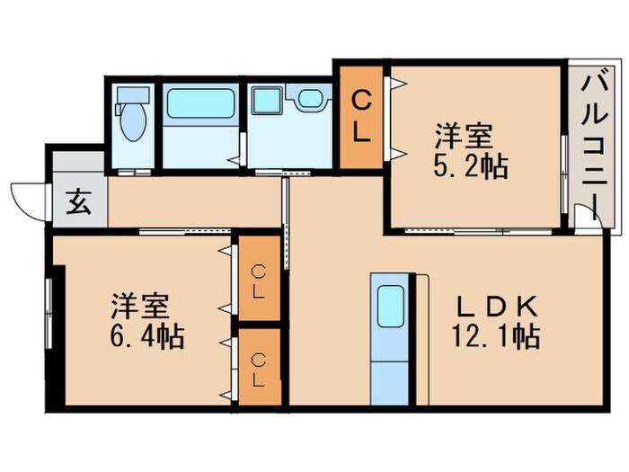 サンモールの物件間取画像