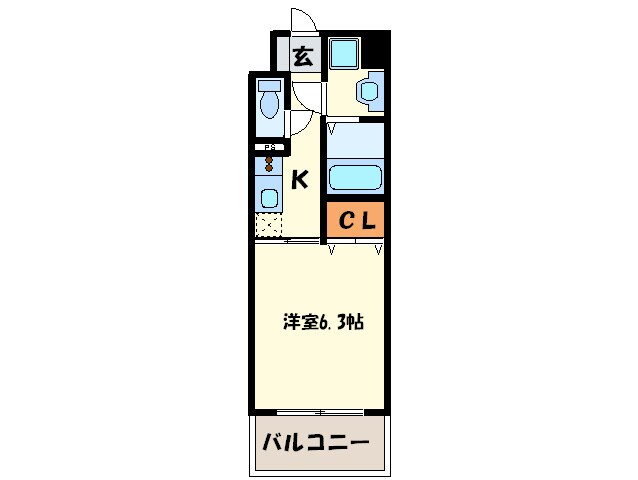 CAVANA天神の物件間取画像